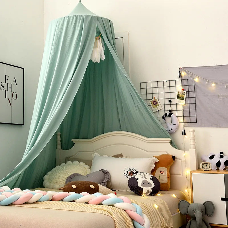 Bed Canopy Hanging Mosquito Net Dome Crib Nursery Decor Fall 2025 Cozy Mosquito Protection