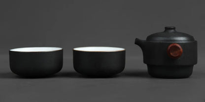 Porcelain Portable Travel Tea Set Kung Fu Teaware Handmade
