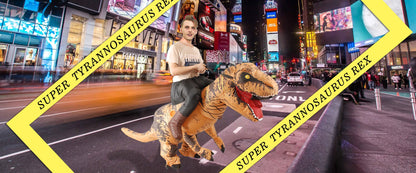 T-Rex Inflatable Halloween Cosplay Dinosaur Costume for Adults Men Women Carnival Party 2026