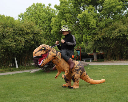 T-Rex Inflatable Halloween Cosplay Dinosaur Costume for Adults Men Women Carnival Party 2026