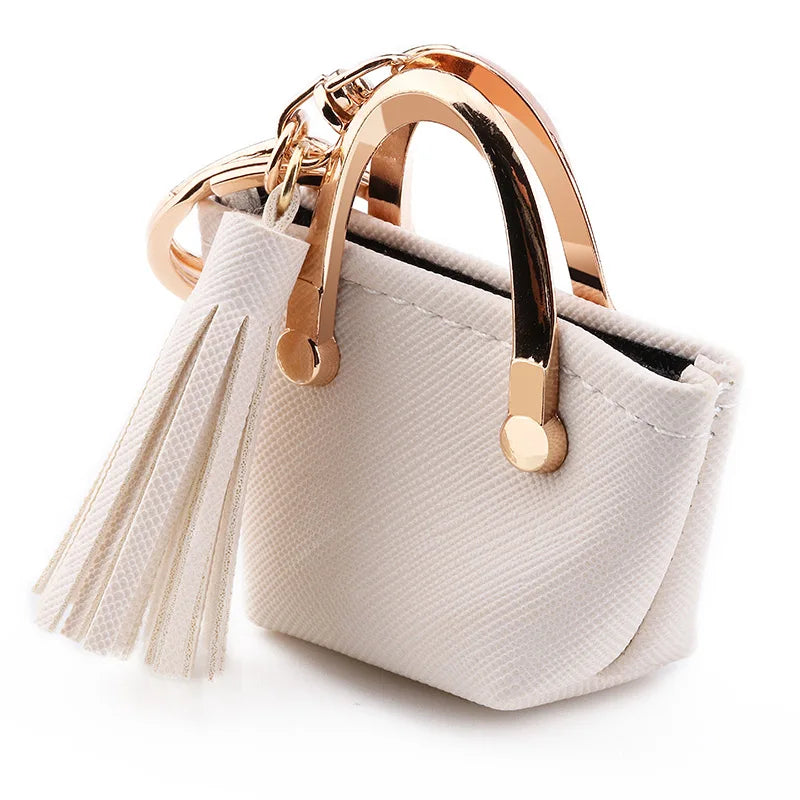 1+1 Gratis Birkin Inspiriertes Mini Handtasche - PU Leder Münzbeutel Charm Schlüsselanhänger