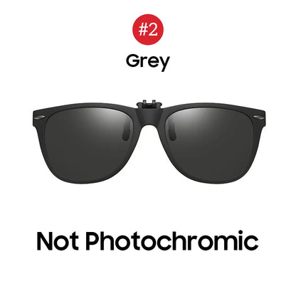 Photochromic Sunglasses Flip-Up Clip-On Polarized Lenses for Driving Summer 2026 Trend Gift Idea