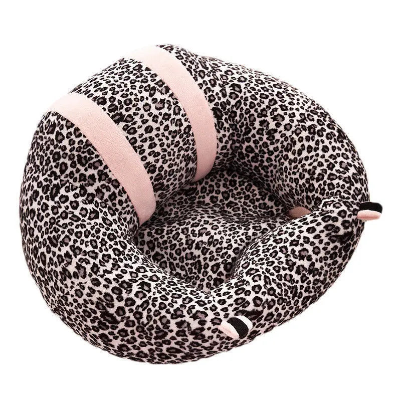 Cozy Plush Animal Baby Support Seat Cushion for Kids Soft Bean Bag Sofa Chair