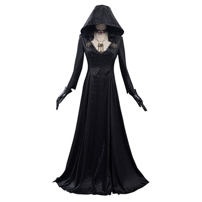 Costume de cosplay Vampire Lady d'Evil Village - Tenue de qualité supérieure pour Halloween, conventions et soirées à thème