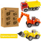 Fireman & Sanitation Vehicle Toy Set - Educational Cars with Water Spray Feature for Kids