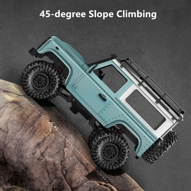 RC Truck 1/20 Scale 4WD Off Road Climbing Buggy Light 2.4G Remote Control Car All Terrain Toy Fall 2025 Gift Idea