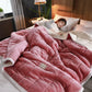 Luxurious Thick Wool Blanket Soft & Cozy Bedding for Home & Travel