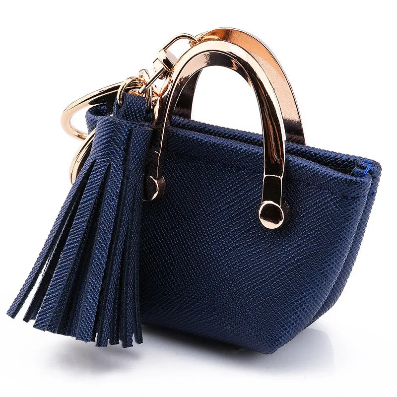 1+1 Gratis Birkin Inspiriertes Mini Handtasche - PU Leder Münzbeutel Charm Schlüsselanhänger