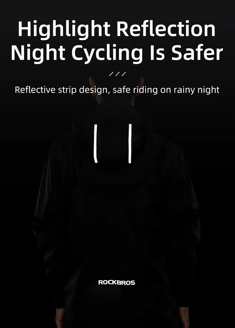 Chaqueta impermeable para ciclismo de hombre - con capucha, nylon, para lluvia