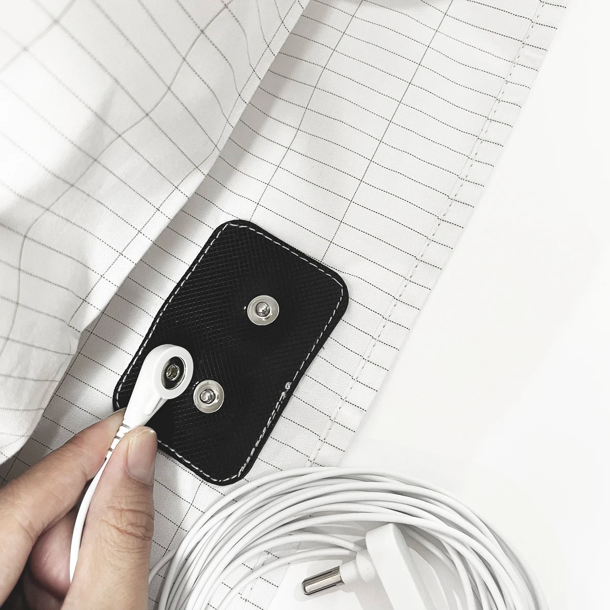 Silver Fiber Earthing Bedsheet Antistatic Conductive Cord