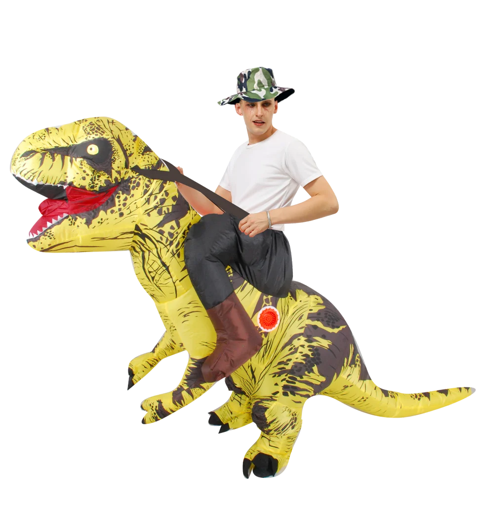 T-Rex Inflatable Halloween Cosplay Dinosaur Costume for Adults Men Women Carnival Party 2026