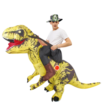 T-Rex Inflatable Halloween Cosplay Dinosaur Costume for Adults Men Women Carnival Party 2026