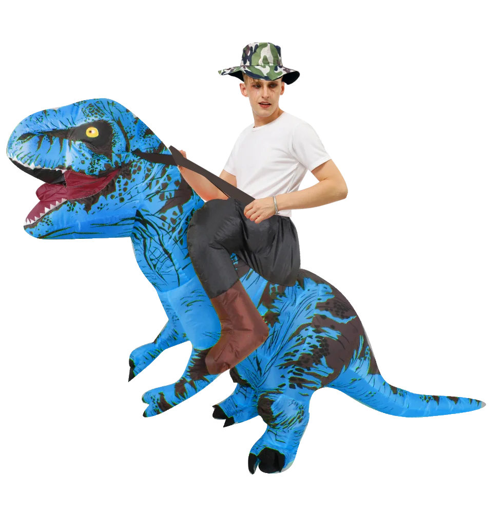 T-Rex Inflatable Halloween Cosplay Dinosaur Costume for Adults Men Women Carnival Party 2026