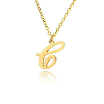 Personalisierte Gold-Initialen-Halskette - Elegantes minimalistisches Geschenk für Frauen, Hochzeiten & Jubiläen