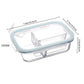 Microwavable Glass Bento Lunch Box with Thermal Bag - Leak-Proof Meal Prep Container