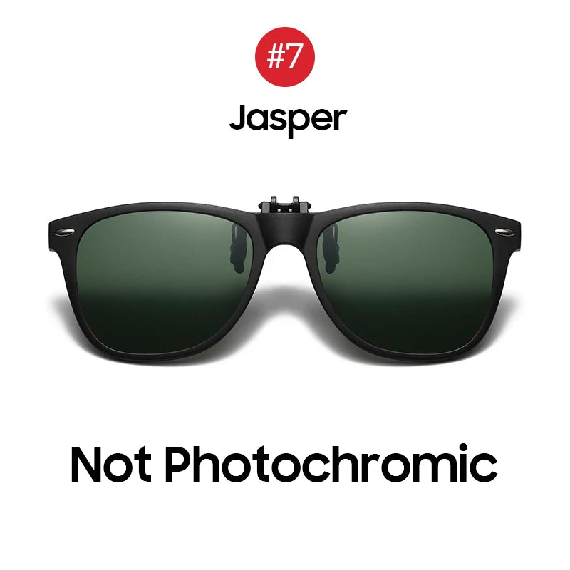 Photochromic Sunglasses Flip-Up Clip-On Polarized Lenses for Driving Summer 2026 Trend Gift Idea
