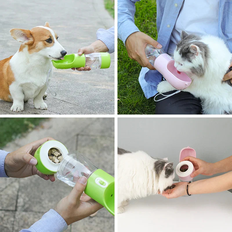 Dog Water Bottle Portable Travel Bowl Hands-Free Pet Drinking Bottle Fall 2025 Leakproof Hydration