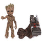 Schattige Baby Groot PVC-figuur - Marvel Guardians of the Galaxy Action-standbeeld, schattig Tree Man-verzamelspeelgoedcadeau voor fans