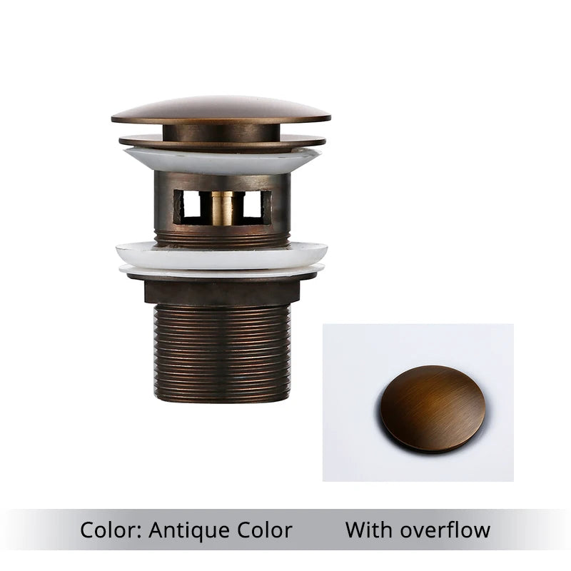 Pop Up Drain Button Sink Stopper Corrosion Resistant Bathroom Accessory For Kitchen Or Bath Modern Renovation 2026