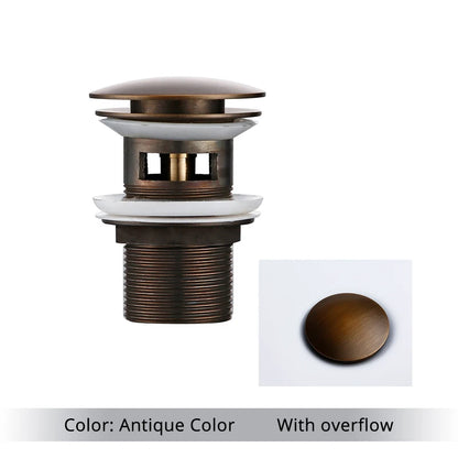 Pop Up Drain Button Sink Stopper Corrosion Resistant Bathroom Accessory For Kitchen Or Bath Modern Renovation 2026