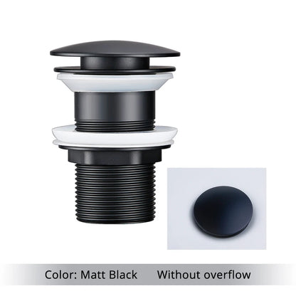 Pop Up Drain Button Sink Stopper Corrosion Resistant Bathroom Accessory For Kitchen Or Bath Modern Renovation 2026