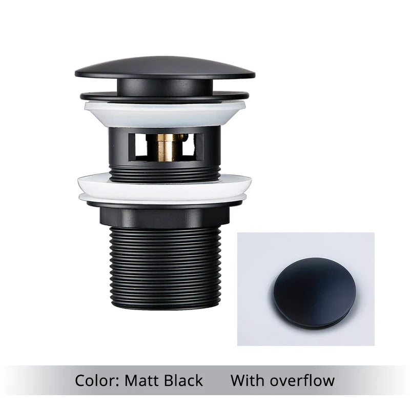 Pop Up Drain Button Sink Stopper Corrosion Resistant Bathroom Accessory For Kitchen Or Bath Modern Renovation 2026