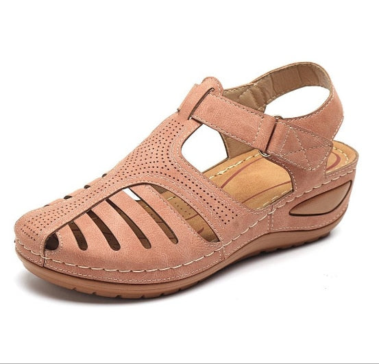Variant image for Orthopedic Leather Sandals for Women - Foot Pain Relief, Improved Posture, Adjustable Straps, Comfortable Fit, Available in Black and Brown-46