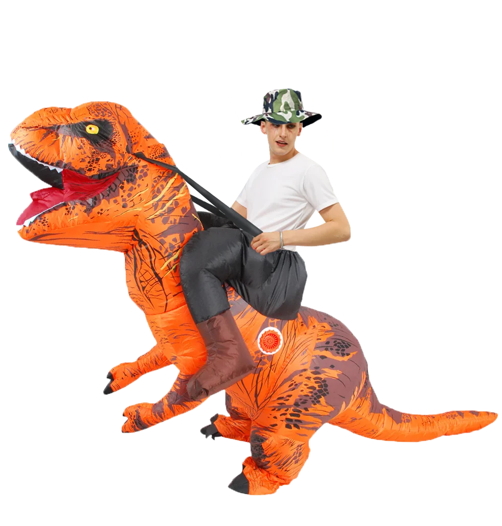 T-Rex Inflatable Halloween Cosplay Dinosaur Costume for Adults Men Women Carnival Party 2026