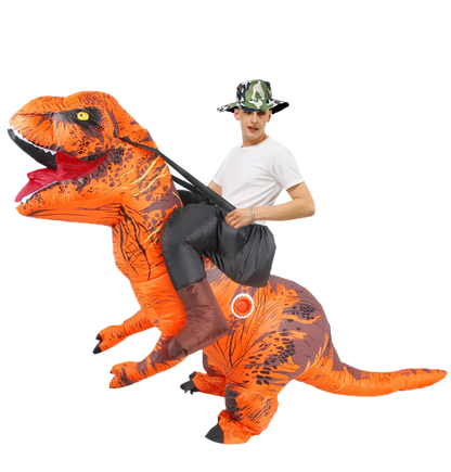 T-Rex Inflatable Halloween Cosplay Dinosaur Costume for Adults Men Women Carnival Party 2026