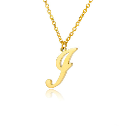 Personalisierte Gold-Initialen-Halskette - Elegantes minimalistisches Geschenk für Frauen, Hochzeiten & Jubiläen