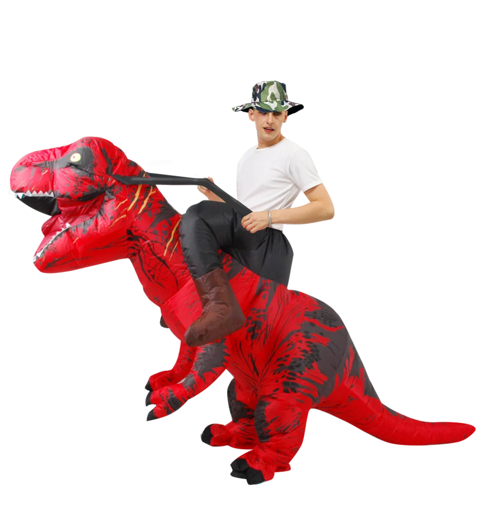 T-Rex Inflatable Halloween Cosplay Dinosaur Costume for Adults Men Women Carnival Party 2026