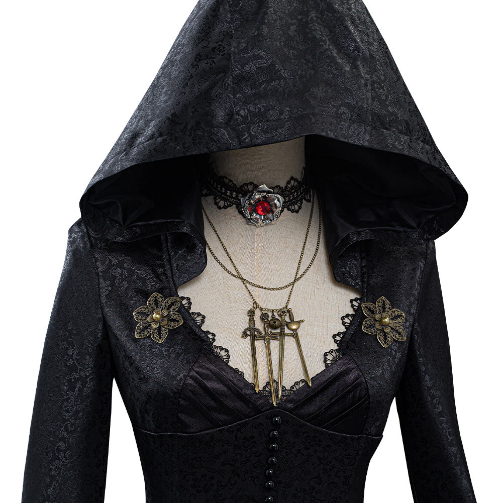 Vampire Lady Cosplay Costume from Evil Village - Premium Quality Outfit for Halloween, Conventions, and Themed Parties