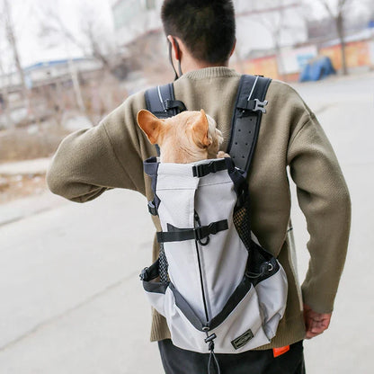 Hundeträger-Rucksack Atmungsaktiv Freihändiger Haustierträger Rucksack Herbst 2025 Outdoor Reise Komfort Kleine Hunde