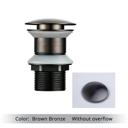 Pop Up Drain Button Sink Stopper Corrosion Resistant Bathroom Accessory For Kitchen Or Bath Modern Renovation 2026