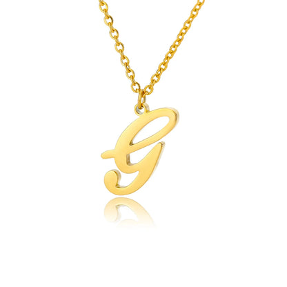 Personalisierte Gold-Initialen-Halskette - Elegantes minimalistisches Geschenk für Frauen, Hochzeiten & Jubiläen