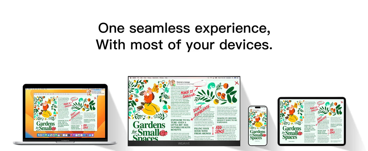 Monitor portátil de 15.6 pulgadas USB C HDMI HDR pantalla de viaje