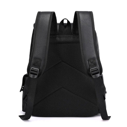 Hochwertiger Herren Lederrucksack – elegantes Design, strapazierfähiges Material, für Alltag und Freizeit 3