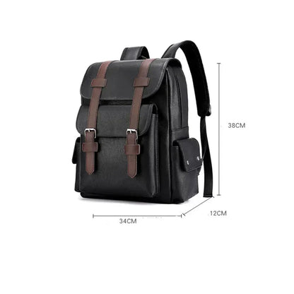 Hochwertiger Herren Lederrucksack – elegantes Design, strapazierfähiges Material, für Alltag und Freizeit 4