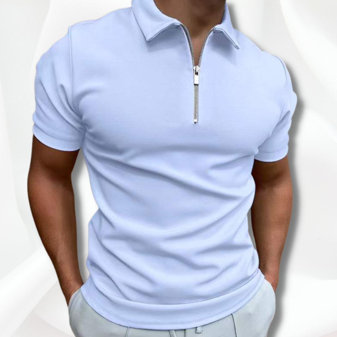 Hochwertiges Herren Poloshirt – klassischer Schnitt, Baumwolle, für Freizeit und Büro 0