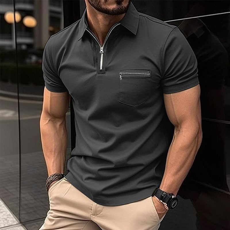 Hochwertiges Herren Poloshirt – klassischer Schnitt, Baumwolle, für jeden Anlass 0