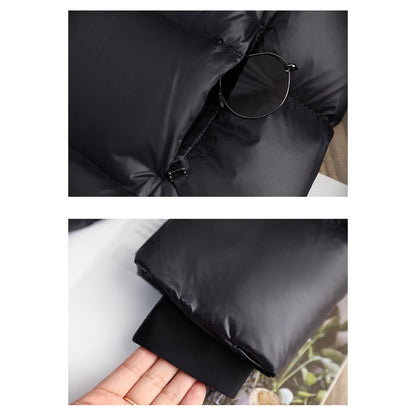 Warm Women’s Down Coat - Long Quilted, Winter Ready