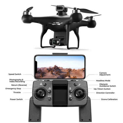 Dron de cámara 4K UHD GPS WiFi FPV profesional aéreo