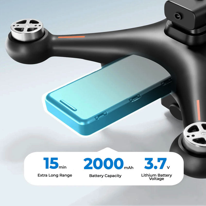 Dron de cámara 4K UHD GPS WiFi FPV profesional aéreo