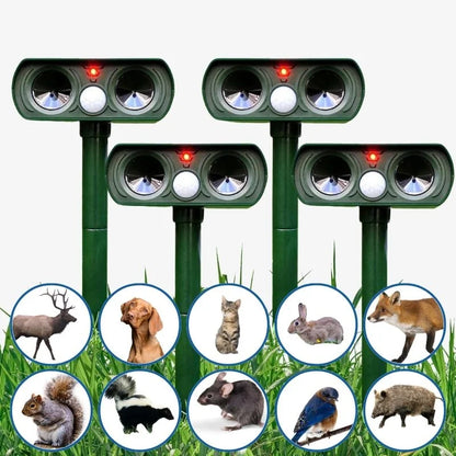 Solar Infrared Animal Repeller Yard Deterrent 2025