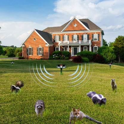 Solar Infrared Animal Repeller Yard Deterrent 2025