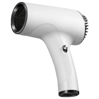 Secador de pelo inalámbrico recargable por USB Secador de pelo de viaje 30000 RPM secado rápido portátil con pantalla de batería