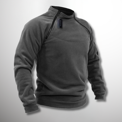 Insulating Men's Fleece Pullover - Tactical Zip Crew