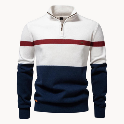 Soft Classic Men's Pullover - Half Zip, Cotton, Casual