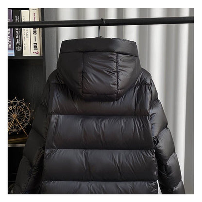 Warm Women’s Down Coat - Long Quilted, Winter Ready