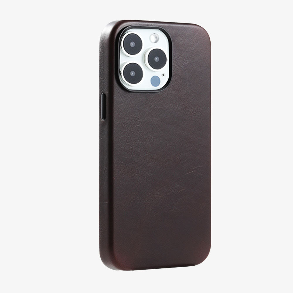 Læderetui til iPhone 15 Premium Slank Beskyttelsescover